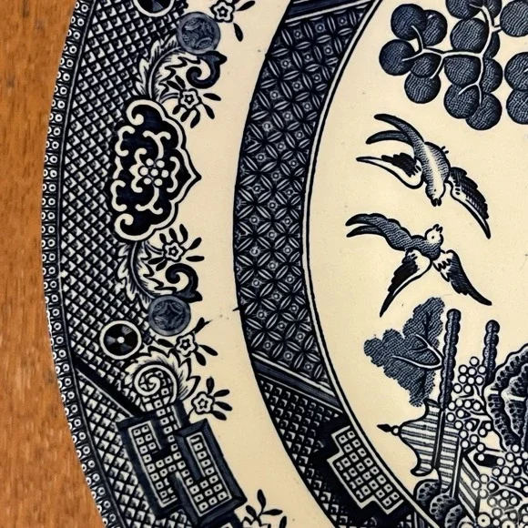 Churchill Blue Willow Plates 7.5
